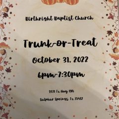 Trunk or Treat October 2022