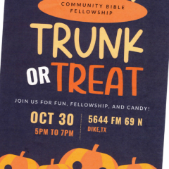 Trunk or Treat October 2022