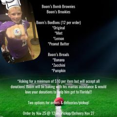 Boom’s Bake Sale