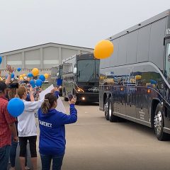 Sulphur Springs Wildcat Band Gets Big Send-Off To State