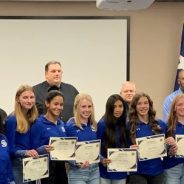 SSHS Lady Cats Cross Country Team Recognized