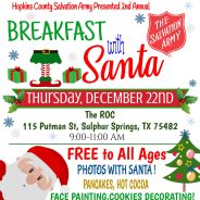 Salvation Army Breakfast with Santa
