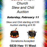 Gafford Chapel Church Stew, Chili And Auction