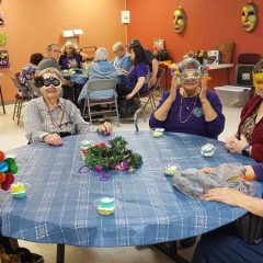 Senior Center Celebrates Mardi Gras
