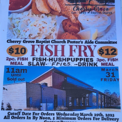 Fish Fry At Gray’s Building on Friday
