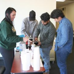 Paris Junior College Students Were Enjoying a Tasty Ice Cream Float