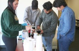 Paris Junior College Students Were Enjoying a Tasty Ice Cream Float