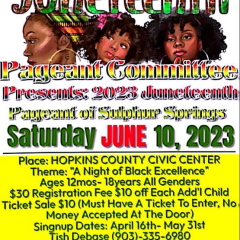 Rebirth Juneteenth Pageant Set For June 10th