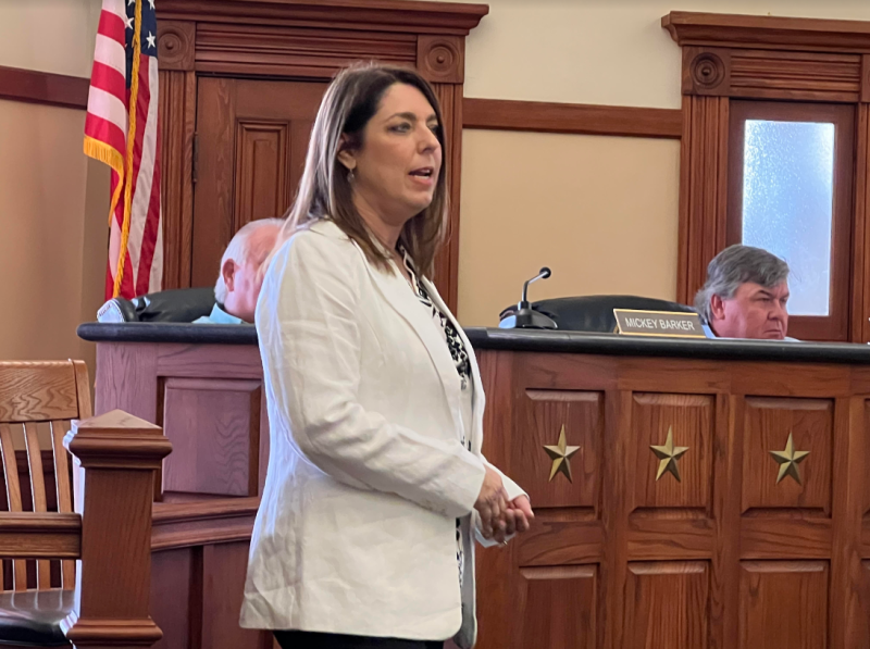 Commissioners Court, President Of The Republican Women Of Van Zandt County Ksst Radio