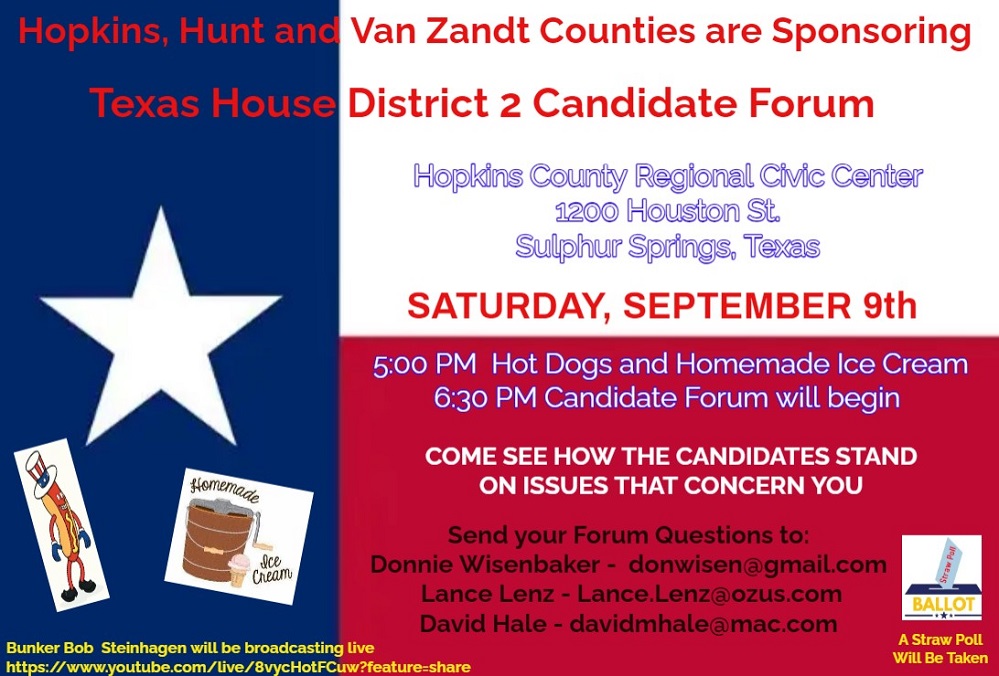 2023 Candidate Forum Flyer