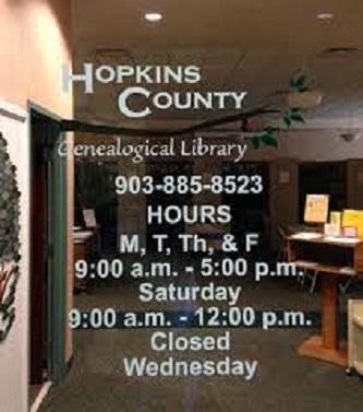 Hopkins County Genealogical Society