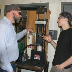 The Paris Junior College Welding Class Underwent Certification Testing