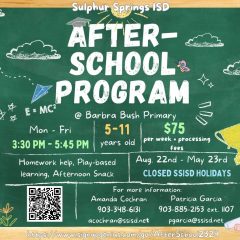 SSISD Announces After School Program