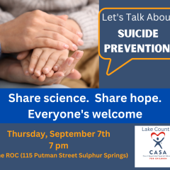 SUICIDE AWARENESS AND PREVENTION FORUM