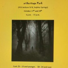Haunted Shadows will be Spooky Fun At Heritage Park