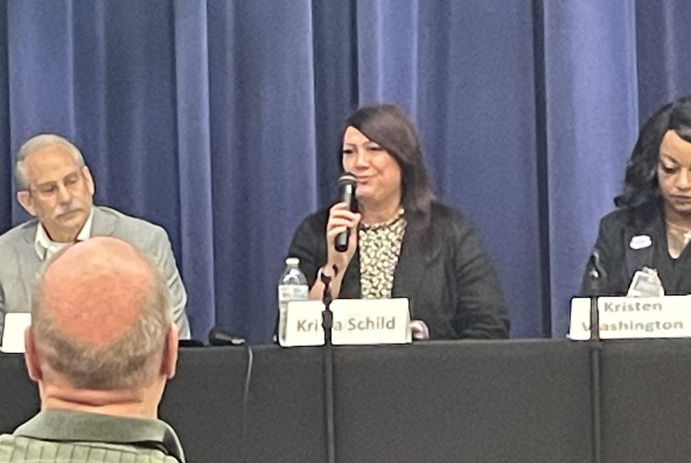 Candidate forum- Doug Roszhart, Krista Schild, Kristen Washington