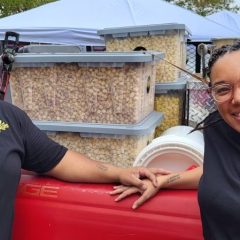 Kettle Corn Rain or Shine at the Hopkins County Stew Contest