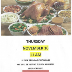Thanksgiving Dinner for Seniors in Hopkins County