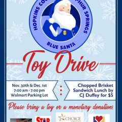 Blue Santa and Chopped Beef Lunch at Walmart Thursday and Friday
