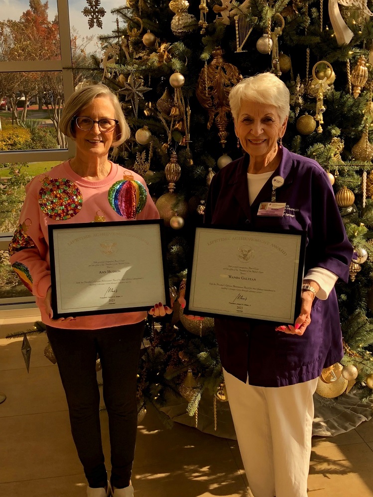 CTMF SS Volunteers Ann Hudson and Wanda Galyean