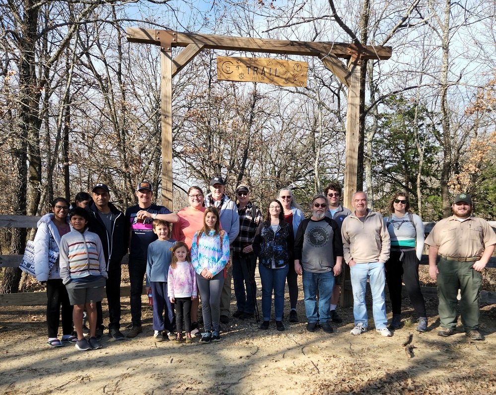 First Day Hike 2023 - Cooper Lake State Park - South Sulphur Unit