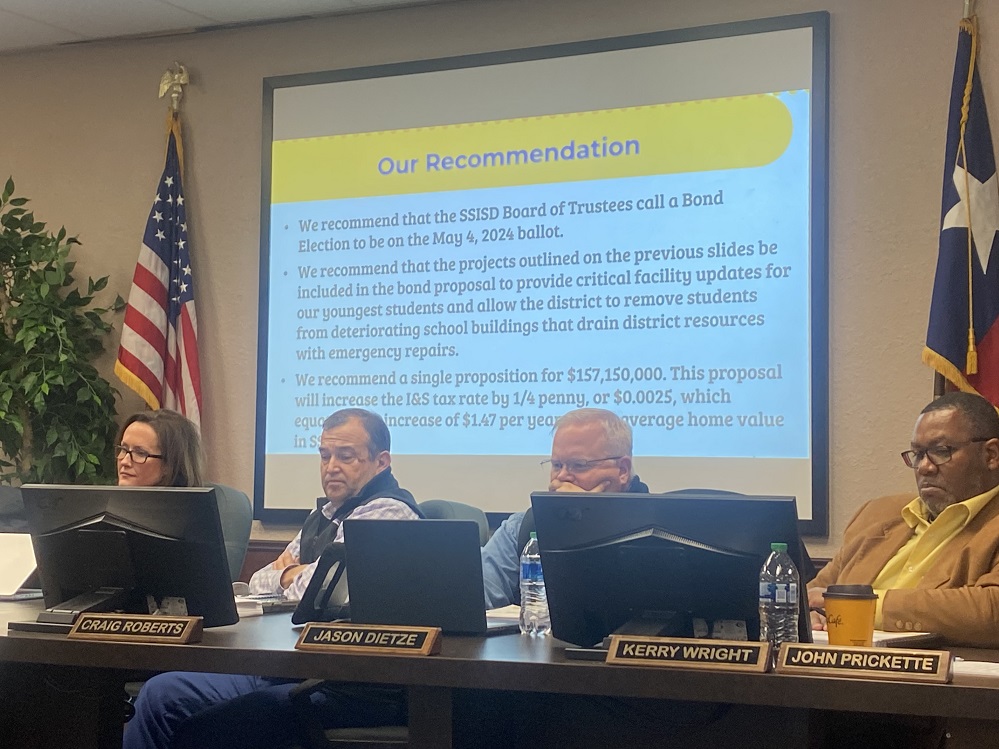 SSISD bond Planning committee presents recommendations