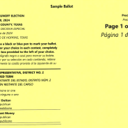 Sample Ballot for Tuesday Looks Easy Enough