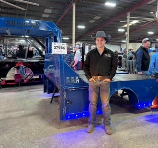 Arledge with his truck bed