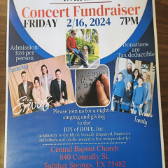 Joy of Hope, inc Concert Fundraiser