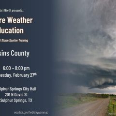 SKYWARN Class Meets Today