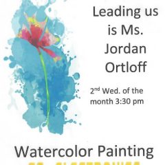 Painting Class at the Senior Center on Second Wednesday