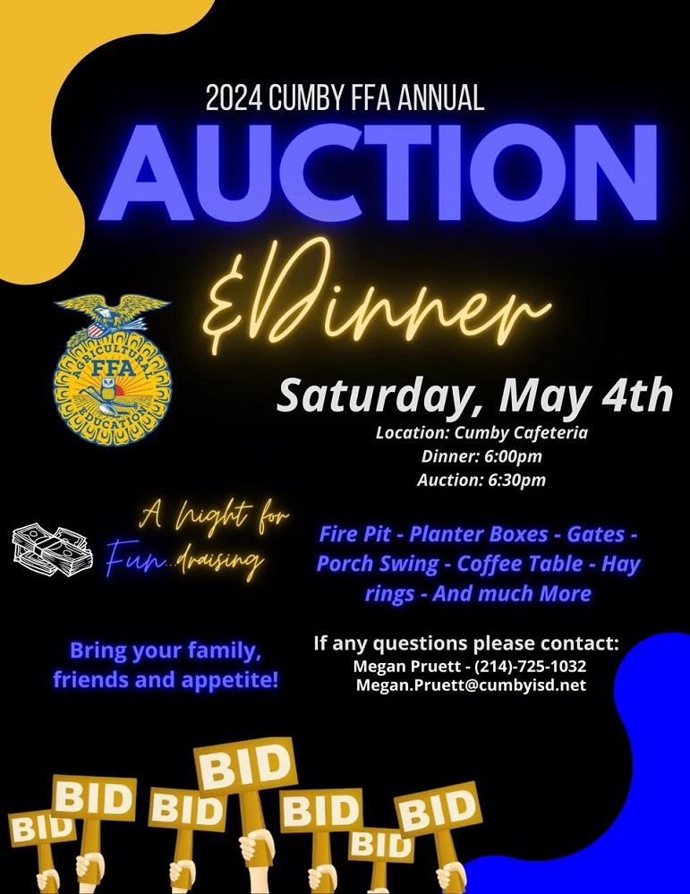 Cumby 2024 FFA Auction