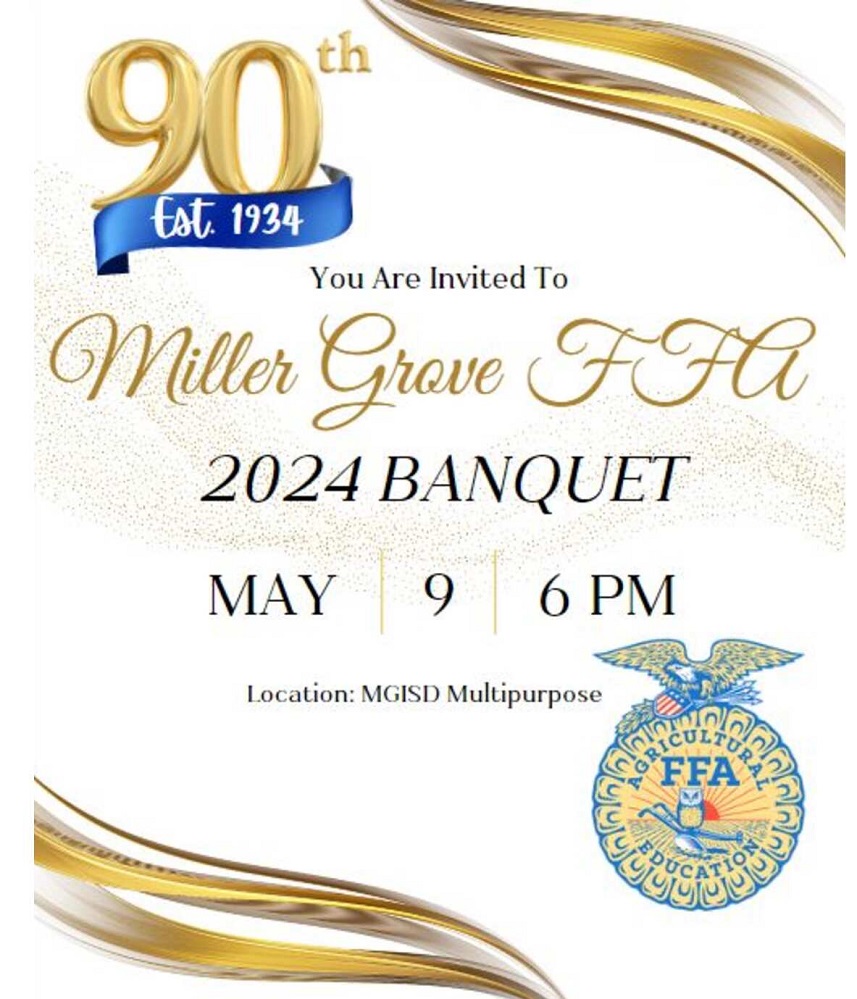 Miller Grove ISD Staff Banquet Invite 2024