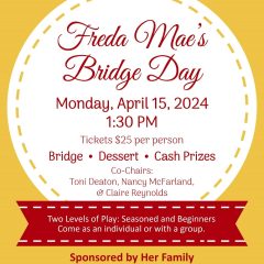 Northeast Texas Children’s Museum to Hold Annual Freda Mae’s Bridge Day Fundraiser April 15th