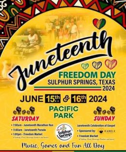Juneteenth Celebration Set For June 15-16, 2024