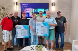 Sulphur Springs Corvette Club Donate Fans to Senior Center Fan Drive