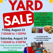Tacos and Yard Sale in Saltillo for Iglesia Jesus Es El Camino