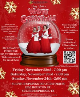 White Christmas Performed Live This November