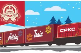 The CPKC Holiday Train Stopped in Sulphur Springs December 4th for a Short Concert