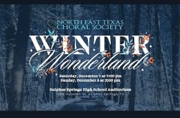 The Choral Society’s Upcoming Christmas Concert is the Subject on this Second Cup Of Coffee