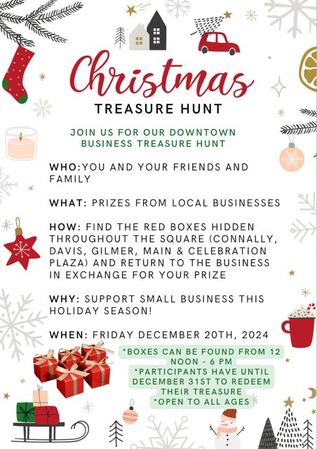Christmas Scavenger Hunt Flyer
