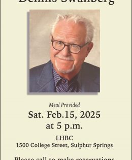 An Evening With Dennis Swanberg February 15, 2025