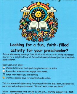 Wednesday Morning Fun at St. Phillips Episcopal