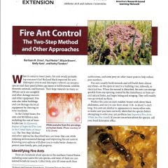 Master Gardener Ronnie Wilson Presented a Program on Fire Ants, Watering, and Fertilizer March 27th