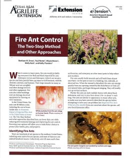 Master Gardener Ronnie Wilson Presented a Program on Fire Ants, Watering, and Fertilizer March 27th