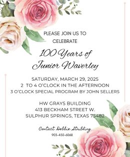 Junior Waverly Celebrated 100 Years of Service March 29th