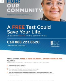 Free Colorectal Test Available for Those Who Qualify