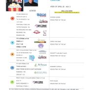 Weekly Senior Center Activities with Meal A Day Menu for the Week of April 28th