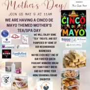 Sr. Center COOR Dawna Pryor had a Second Cup of Coffee to Discuss What the Center has Planned for a Mother’s Day Celebration