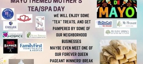 Sr. Center COOR Dawna Pryor had a Second Cup of Coffee to Discuss What the Center has Planned for a Mother’s Day Celebration